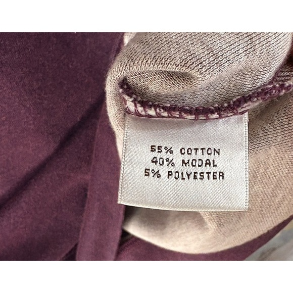 Peter Millar Crown Comfort Interlock‎ Sweater Sz M Purple 1/4 Zip Torrey Pines - Picture 5 of 7